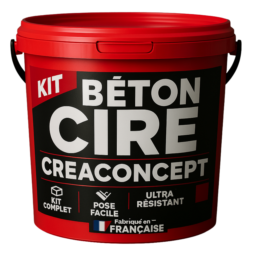 KIT BETON CIRE 5 m2 ZONE HUMIDE